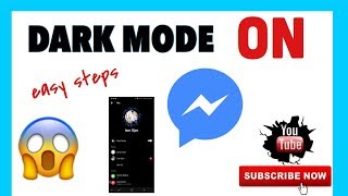 How to enable DARK MODE on FB messenger