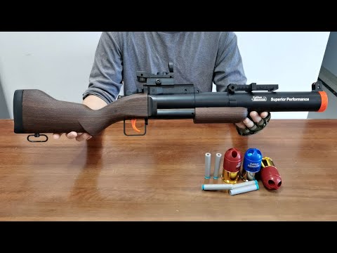 M79 Soft Bullet Grenade Launcher Toy Gun Unboxing 2022 - Realistic Airsoft Gun