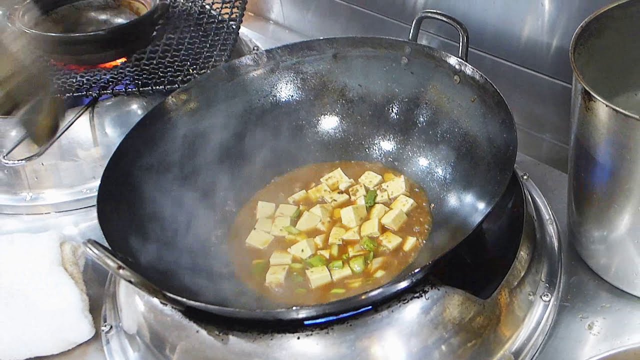 中国料理 天龍　麻婆豆腐の作り方【広島グルメ】