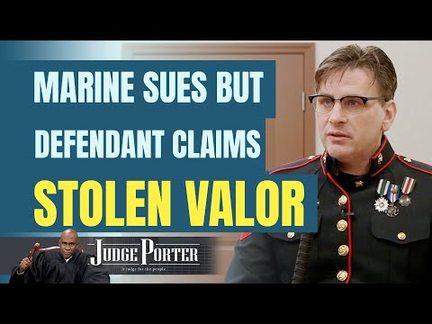 Marine Sues But Defendant Claims Stolen Valor.