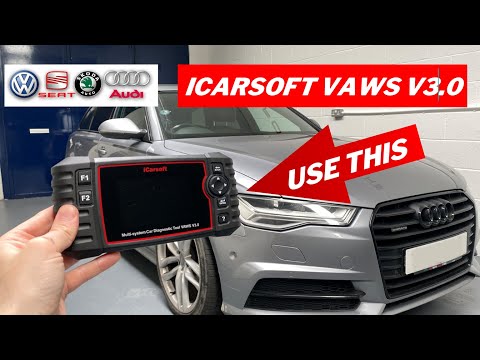 Audi Glowplug, ABS & Airbag Diagnose & Reset Procedure with iCarsoft VAWS V3.0