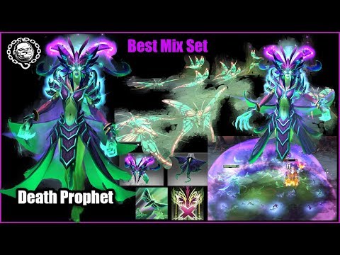 Dota 2 Death Prophet Best Mix Set Mask of Mortis + Fluttering Mortis + Secrets of the Merqueen
