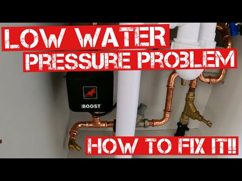 HOW TO FIX A LOW WATER PRESSURE & FLOW PROBLEM