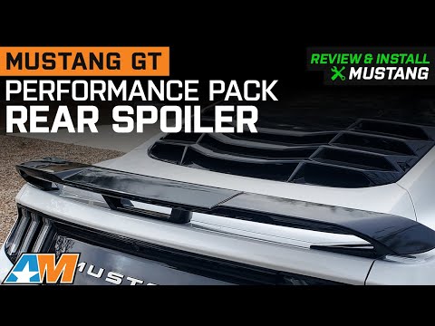 2015-2023 Mustang Performance Pack Style Rear Spoiler Review & Install