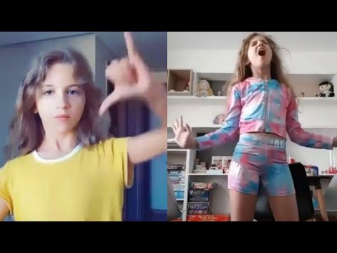 Nancy Ajram daughter Mila in TikTok إبنة نانسي عجرم ميلا نجمة على تطبيق تيك توك 