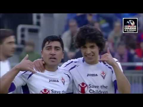 Cagliari 0-4 Fiorentina, Doblete de Matías Fernández (F)