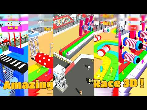 Amazing Crazy Race 3D Video