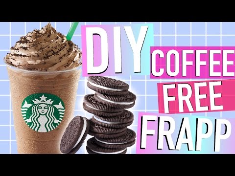 DIY STARBUCKS OREO FRAPPUCCINO ♡ Coffee-Free!