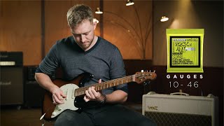 Video thumbnail for Ernie Ball: String Alloys - Slinky Classic Rock N' Roll on the Cutlass SSS by Ernie Ball