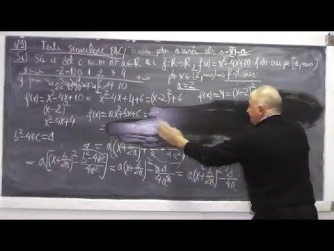 1/2 Lectia 860 - Rezolvam subiecte dintr-o culegere de teste de simulare bacalaureat - Clasa 11