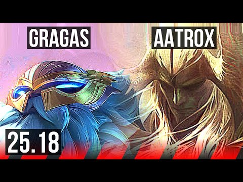 GRAGAS vs AATROX (TOP) | KR Master | 25.18