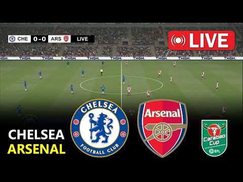 🔴LIVE : Chelsea vs Arsenal | SEMI-FINAL | Carabao Cup 2026 | Full Match PES 21 Simulation