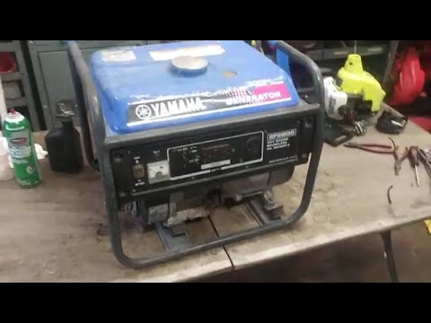 * Yamaha ef2600 generator carburetor clean rebuild