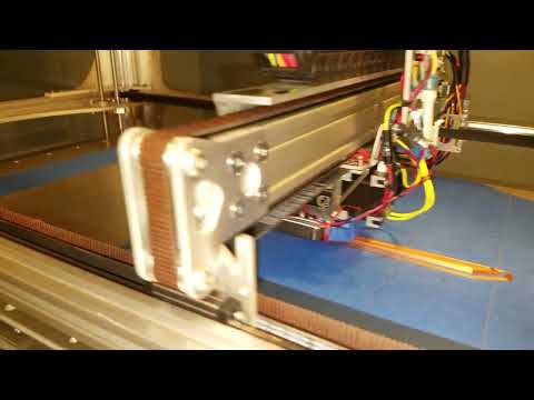 reprap firmware 3.4 mesh compensation in action