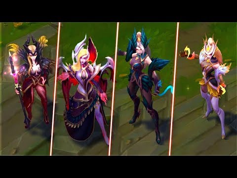 COVEN ZYRA, MORGANA & LEBLANC New Skins Preview - League of Legends