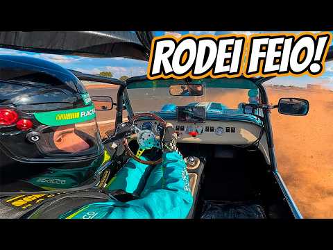 Tentei pilotar um Caterham no autodromo de Brasília