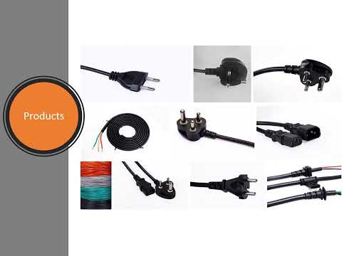 2 pin 6 amp 250 v ac appliance power cord, for stabilizer