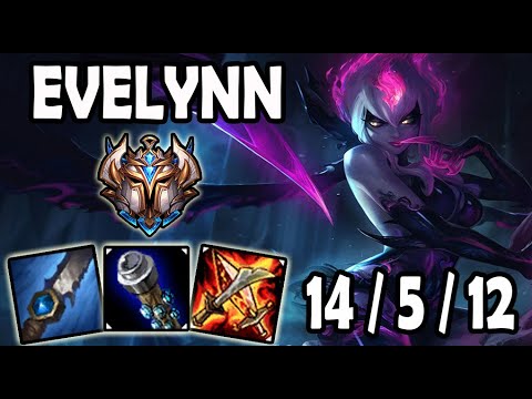 Evelynn vs Karthus JUNGLE Rank #1 Challenger NA