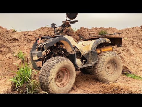 🛠️ Transforming a Wrecked ATV into a Ultimate Off-road Steed // Full Restoration Badly ATV Process
