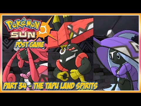 Pok̩mon Sun Walkthrough - Part 34: Capturing The Tapu Land Spirits
