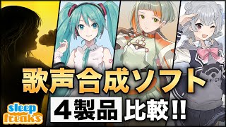 ライブラリの互換性（00:06:26 - 00:07:58） - 【DTM】歌声合成ソフト最新4製品の比較【VOCALOID 6】【Piapro Studio】【Cevio AI / VoiSona】【Synthesizer V】【ボカロ】