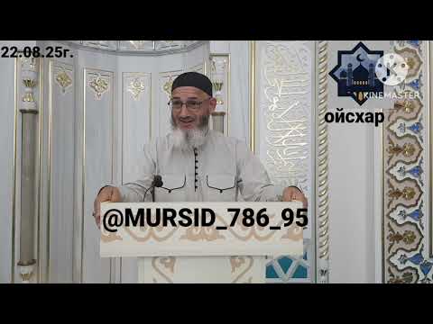 ИСА ХЬАЖА ОЙСХАР! АЛЬ-МУСАННА АСХЬАБЕХ ЛАЬЦ ХАЗ ХЬЕХАМ! 22.08.2025г.