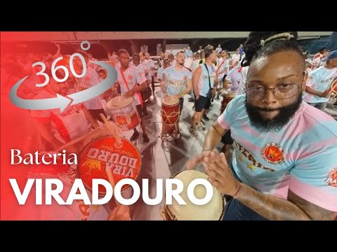 Inside the Bateria, Viradouro Samba 2001, 360°