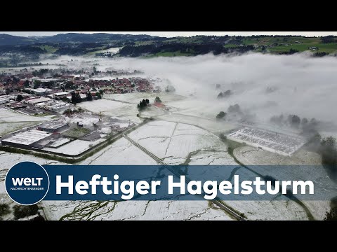 PFINGSTEN: Heftige Unwetter in Süddeutschland | WELT News