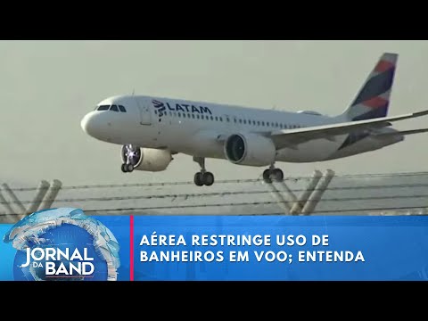 Aérea restringe uso de banheiros em voo; entenda | Jornal da Band