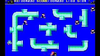 Sharp X1 Game: Ginkou Goutou - Machinegun Joe vs the Mafia (1983 Hudson Soft)