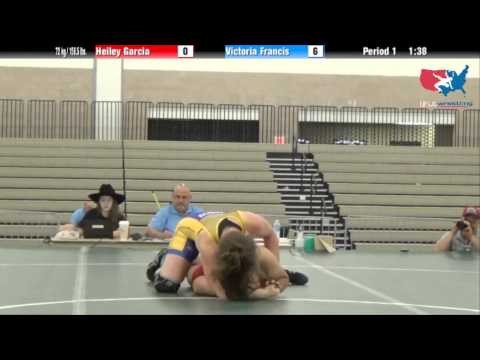 FILA Junior 72 kg / 158.5 lbs. - Heiley Garcia vs. Victoria Francis