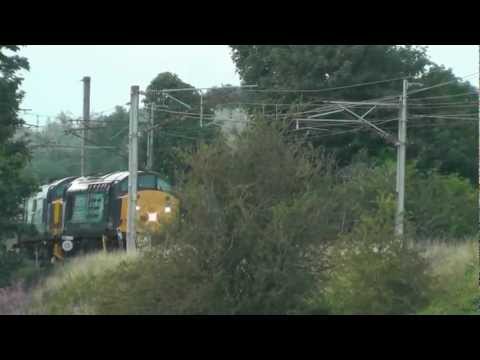 37604/37606 Sellafield - Crewe flasks 20th August 2012
