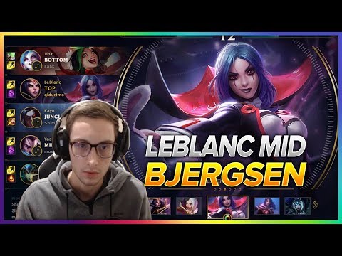 620. Bjergsen Leblanc vs Twisted Fate Mid - Patch 8.8 Season 8 - Bjergsen Stream