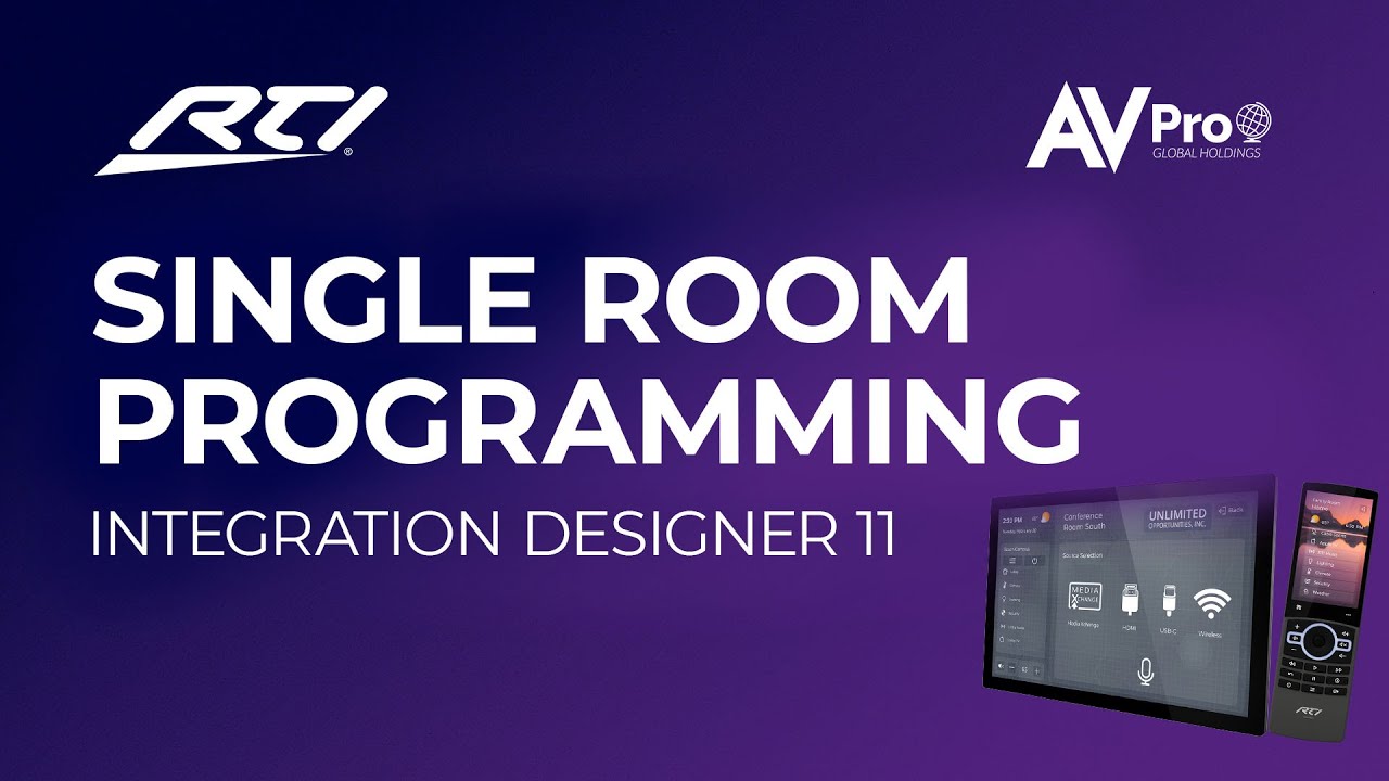 Programming a Single Room System in Integration Designer Software
