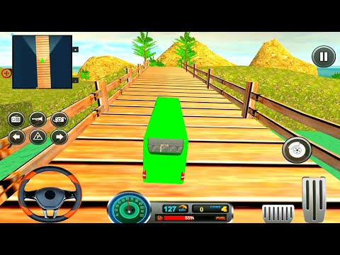 Uphill Offroad Bus Driving Simulator - Mountain Road Bus Games - Android Gameplay