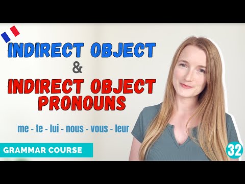 French Indirect Object & Indirect Object Pronouns (coi) // French Grammar Course // Lesson 32 🇫🇷