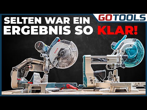 GIGANTENDUELL Kapp- und Gehrungssägen | Bosch GCM12 GDL vs Makita LS1219L im Vergleich | + Verlosung
