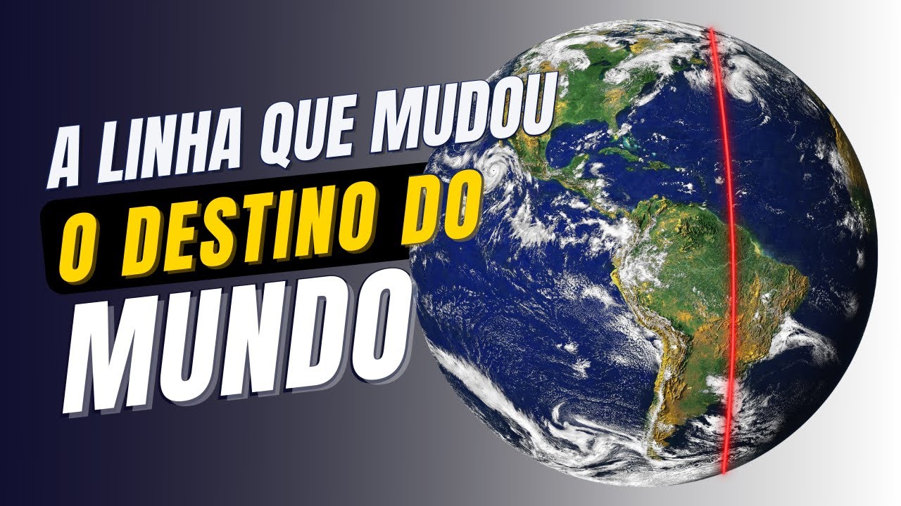 A linha que dividiu o mundo entre Espanha e Portugal | TRATADO DE TORDESILHAS