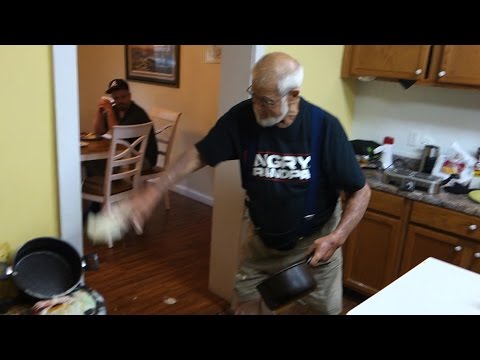 GRANDPA'S SUNDAY DINNER FREAKOUT!