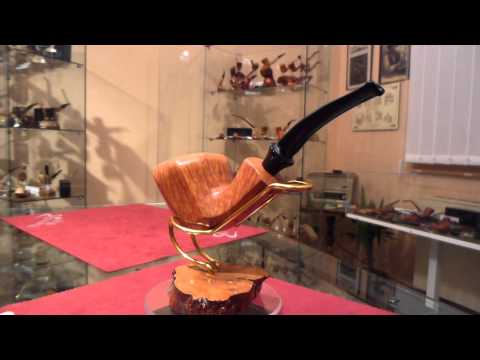 Pipa in radica F2 half bent 8 facce - www.paronellipipe.it