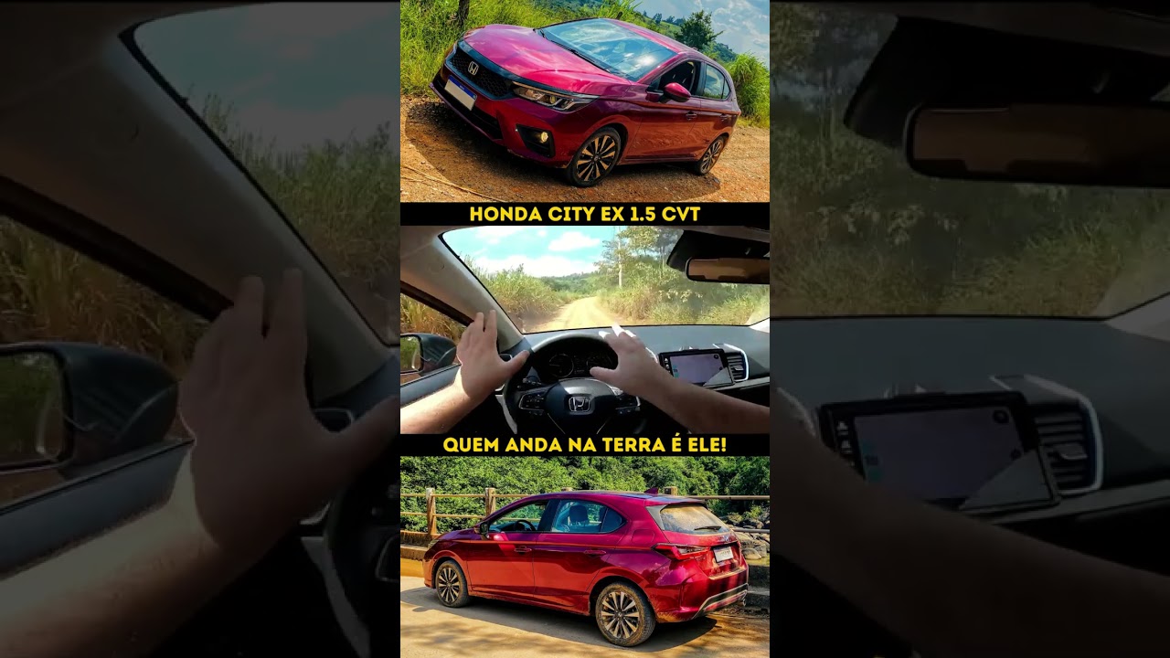 Cuidado ao andar rápido no cascalho!!! #hondacity