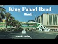 King Fahad Road The Most Beautiful Road In Riyadh 4K Saudi Arabia