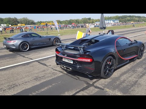 Thumbnail for 760HP RENNtech Mercedes-AMG GTR vs Bugatti Chiron by Renntech
