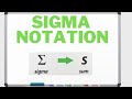 Sigma Notation Grade 12