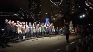 2016-12-02-Chicagos Childrens Choir-Cloud Gate Chicago-16-Silent night holy night