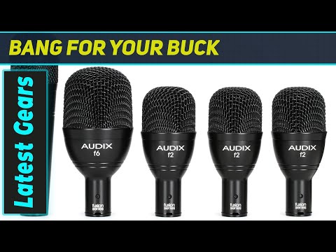 Audix FP5 Fusion Series 5 Piece Mic Pack 2010s - Black image 6