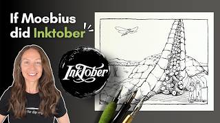 A Moebius-Inspired Inktober 2025 Ink Drawing Challenge