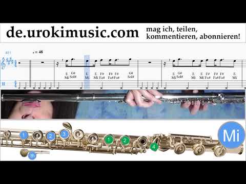 Flötenunterricht Camila Cabello - All These Years Noten Lernen um-ih995