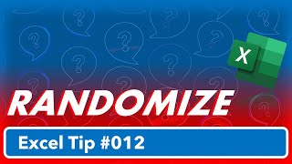 How to Randomize Data | Easy Excel Tutorials 012 