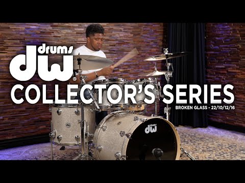 DW Collector's Series Maple Drum Set 22/10/12/16 - Broken Glass (DW4PCCOLLFPBG)